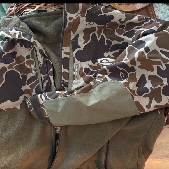 Full Zip Old School Camo Drake Jacket (Large) - Picture 2 of 3